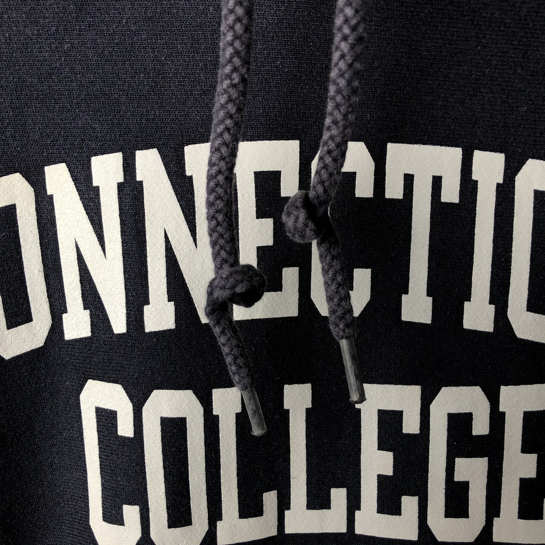 2000'S Champion Original Reverse Weave College Pullover Hoodie, Men's Size Small cotton navy blue type Vintage Second Hand