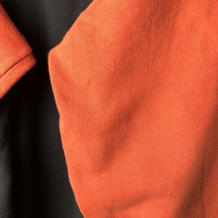 2000'S Harley-Davidson full-zip sweatshirt, men's size XXL cotton orange type Vintage Second Hand