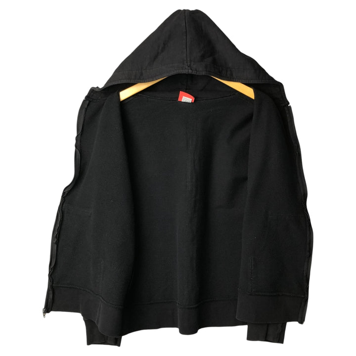 Bravado SLAYER Eagle Pattern Large Print Band Full-Zip Hoodie, Men's Size L cotton black type Vintage Second Hand