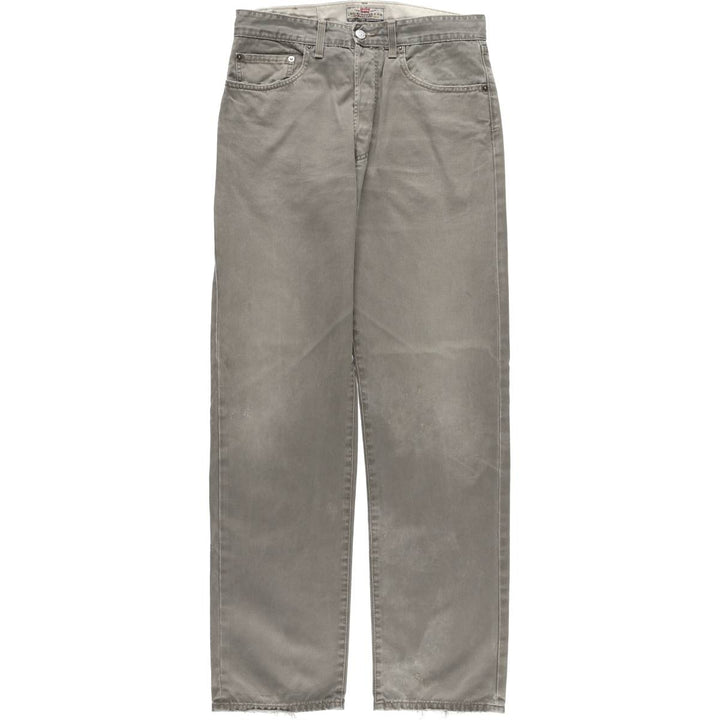 90'S Levi's 401 Chino Pants, Made in Italy, Men's, Size W33, Vintage cotton gray type Vintage Second Hand