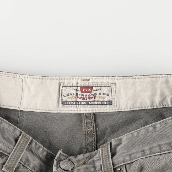 90'S Levi's 401 Chino Pants, Made in Italy, Men's, Size W33, Vintage cotton gray type Vintage Second Hand