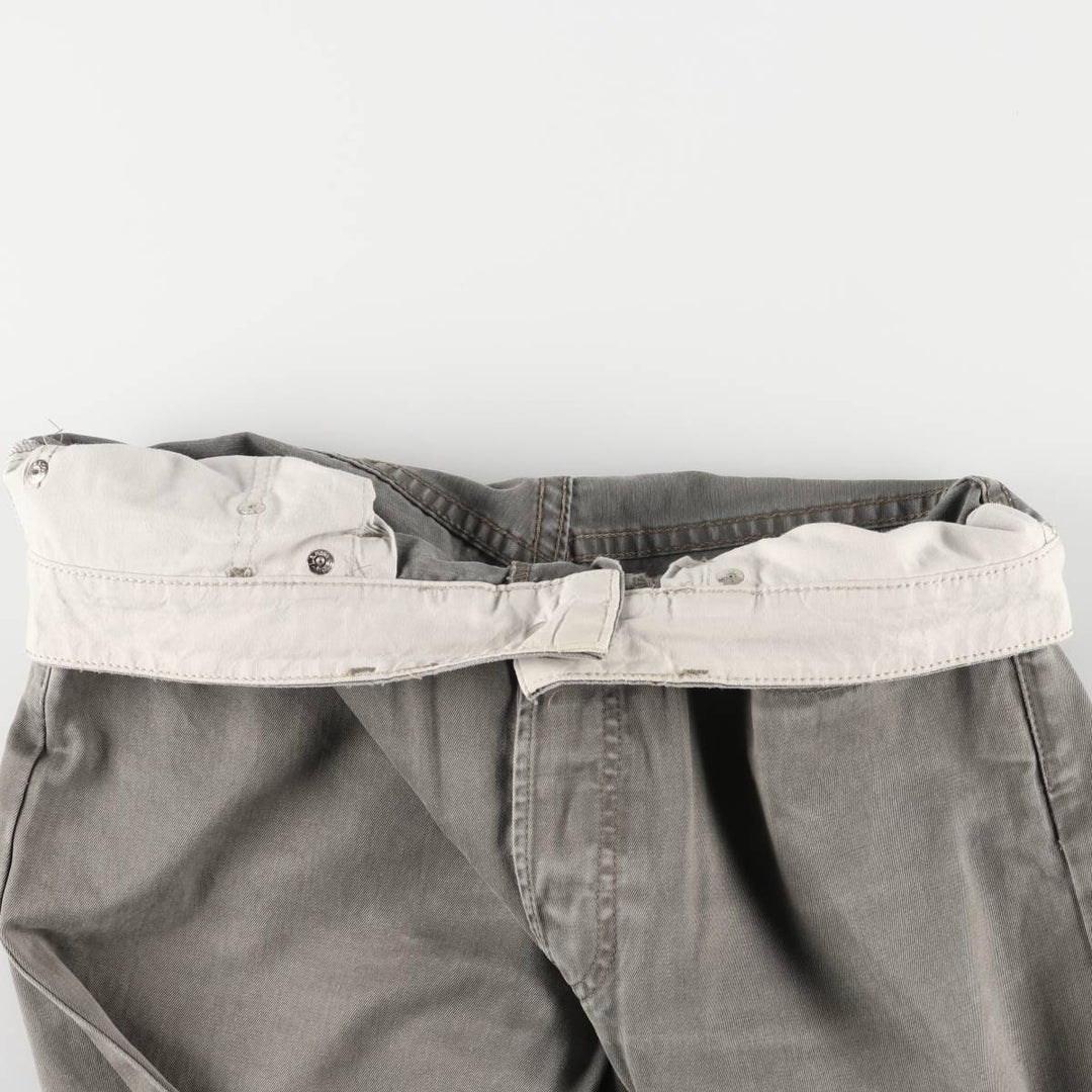 90'S Levi's 401 Chino Pants, Made in Italy, Men's, Size W33, Vintage cotton gray type Vintage Second Hand