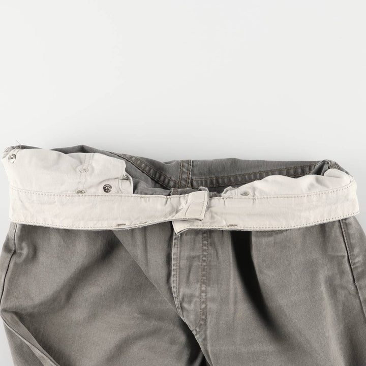 90'S Levi's 401 Chino Pants, Made in Italy, Men's, Size W33, Vintage cotton gray type Vintage Second Hand