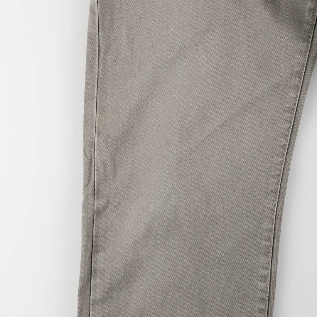 90'S Levi's 401 Chino Pants, Made in Italy, Men's, Size W33, Vintage cotton gray type Vintage Second Hand