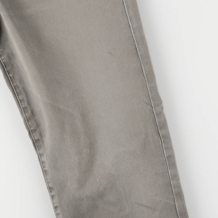 90'S Levi's 401 Chino Pants, Made in Italy, Men's, Size W33, Vintage cotton gray type Vintage Second Hand