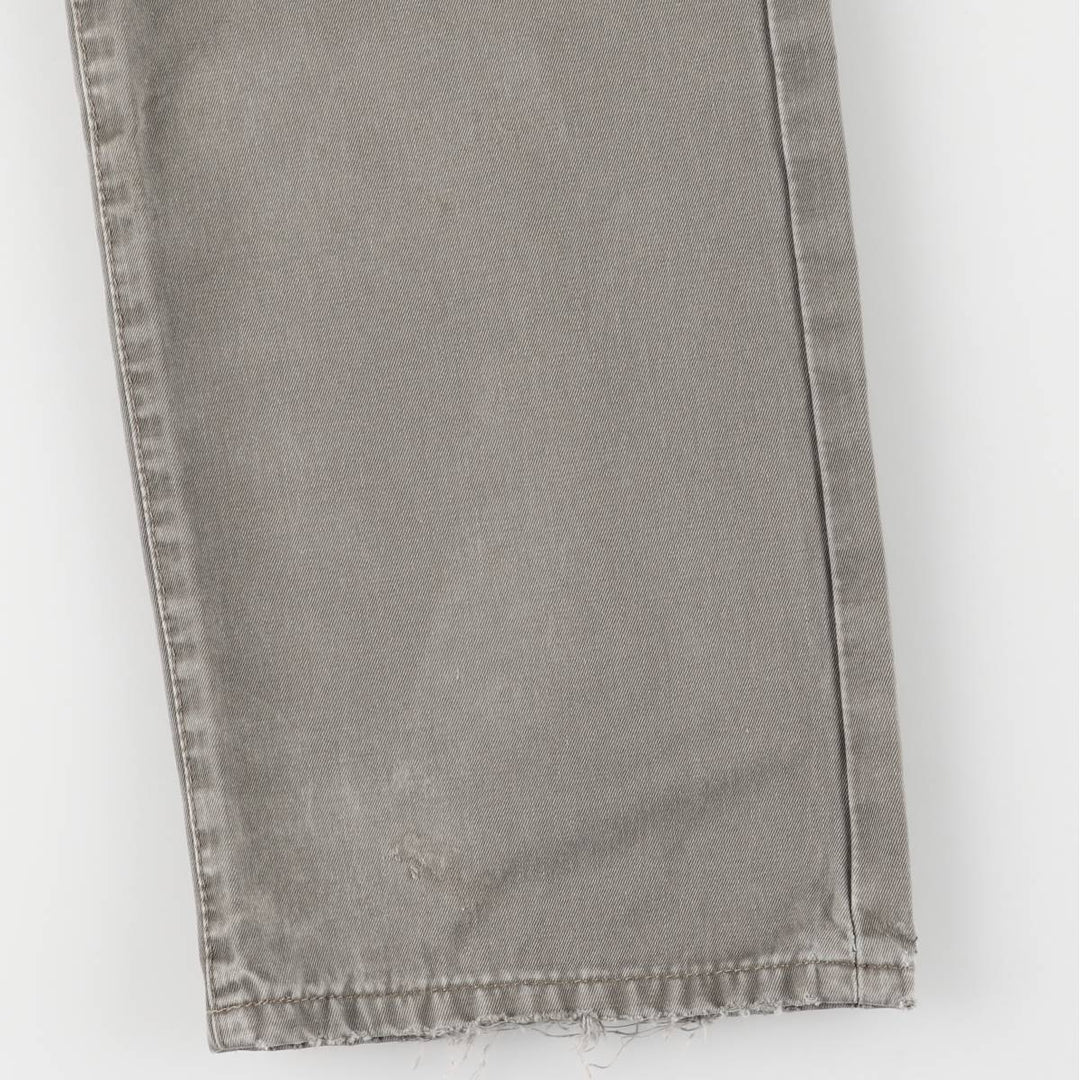 90'S Levi's 401 Chino Pants, Made in Italy, Men's, Size W33, Vintage cotton gray type Vintage Second Hand