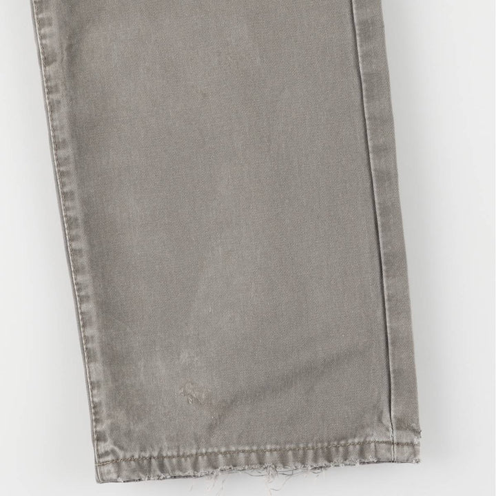90'S Levi's 401 Chino Pants, Made in Italy, Men's, Size W33, Vintage cotton gray type Vintage Second Hand