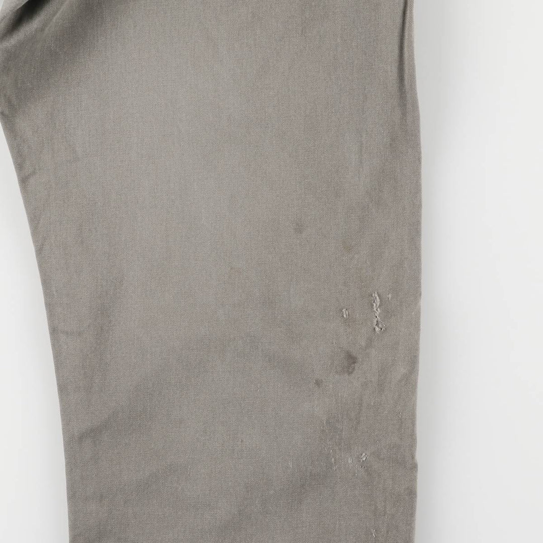 90'S Levi's 401 Chino Pants, Made in Italy, Men's, Size W33, Vintage cotton gray type Vintage Second Hand