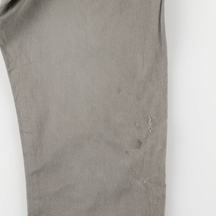 90'S Levi's 401 Chino Pants, Made in Italy, Men's, Size W33, Vintage cotton gray type Vintage Second Hand