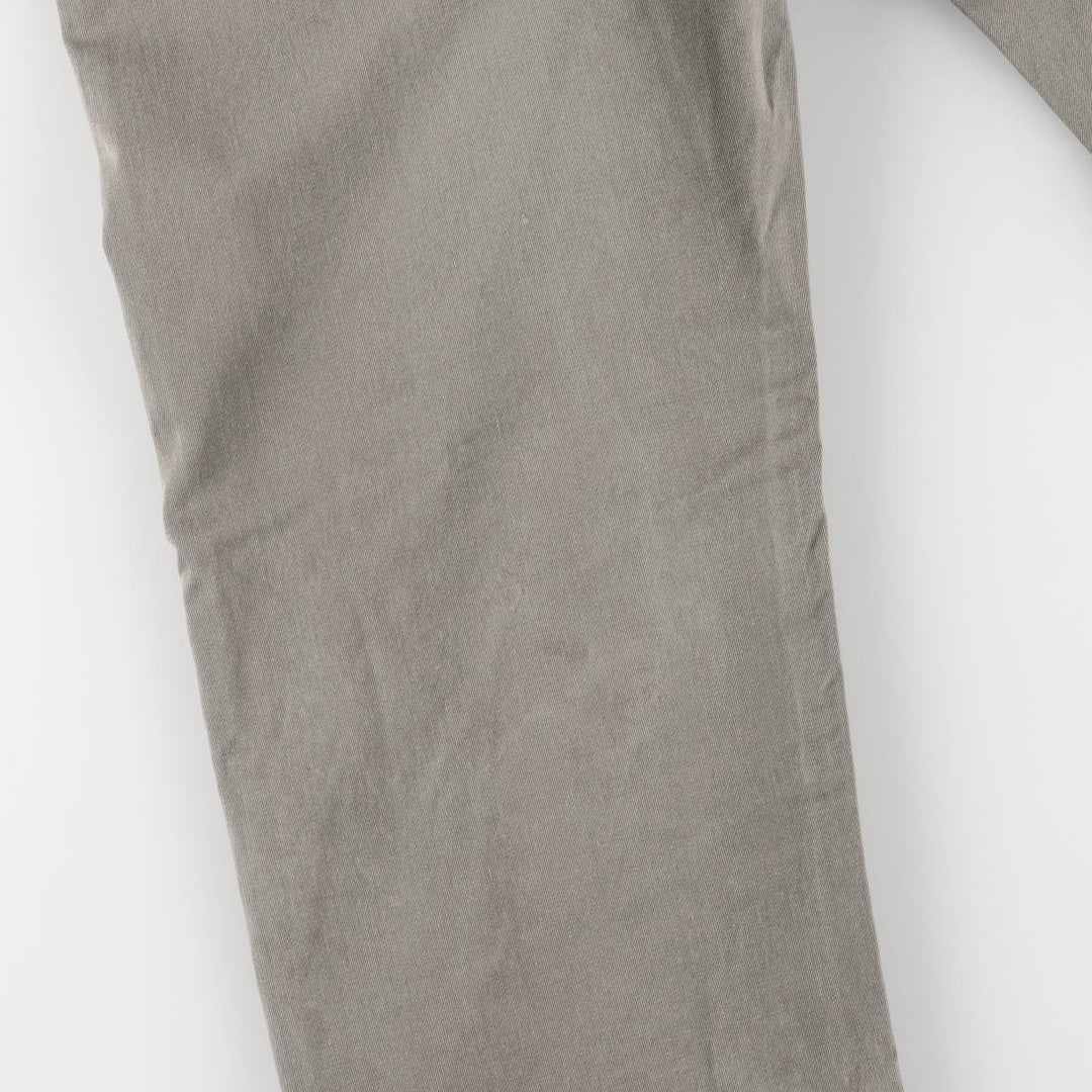 90'S Levi's 401 Chino Pants, Made in Italy, Men's, Size W33, Vintage cotton gray type Vintage Second Hand