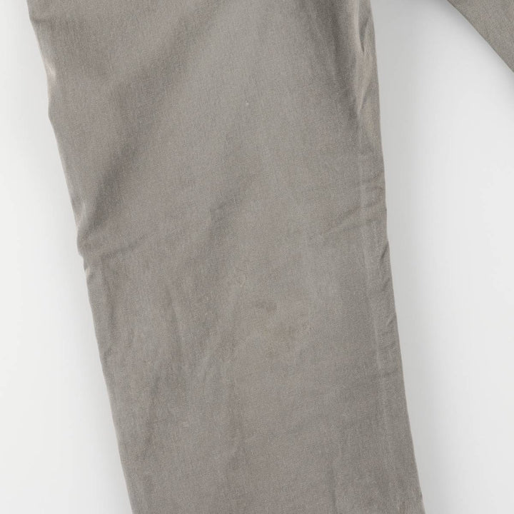 90'S Levi's 401 Chino Pants, Made in Italy, Men's, Size W33, Vintage cotton gray type Vintage Second Hand