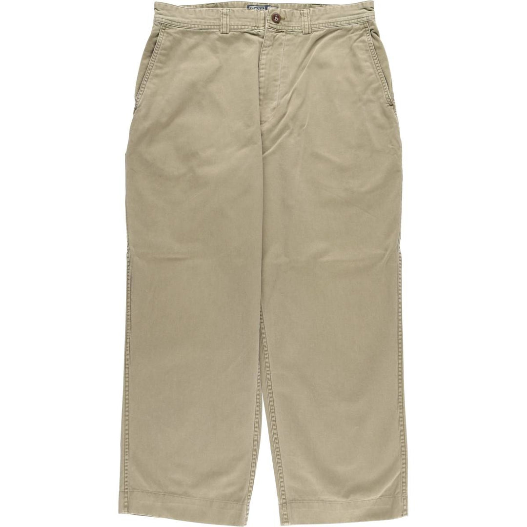 Ralph Lauren POLO by Ralph Lauren Chino Pants Men's W36 cotton Khaki type sage green Vintage Second Hand