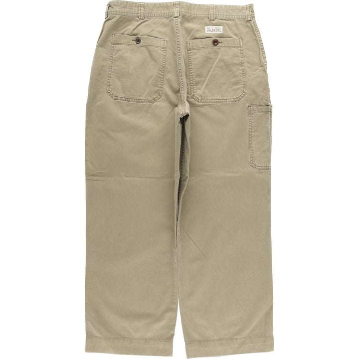 Ralph Lauren POLO by Ralph Lauren Chino Pants Men's W36 cotton Khaki type sage green Vintage Second Hand