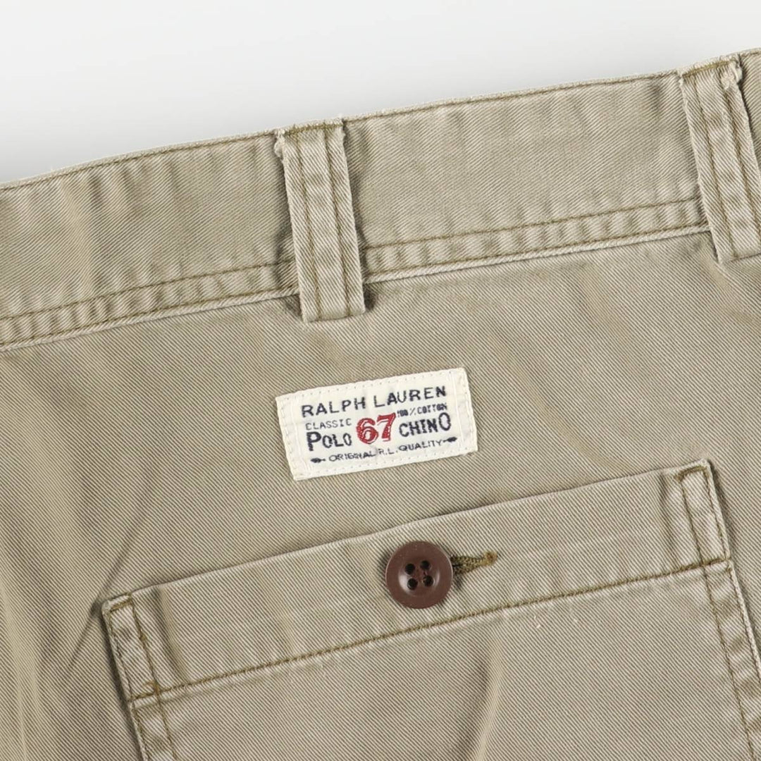 Ralph Lauren POLO by Ralph Lauren Chino Pants Men's W36 cotton Khaki type sage green Vintage Second Hand