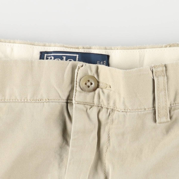 Ralph Lauren POLO by Ralph Lauren PROSPECT PANT chino pants, men's size W37 cotton Beige type Vintage Second Hand