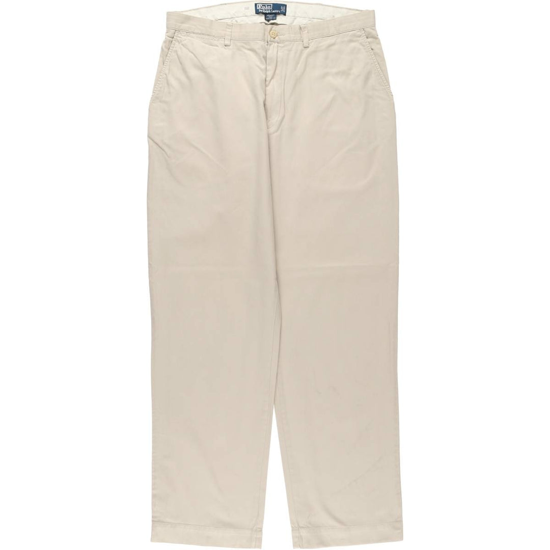 Ralph Lauren POLO by Ralph Lauren PROSPECT PANT Chino pants for men, equivalent to w34 cotton Beige type Vintage Second Hand
