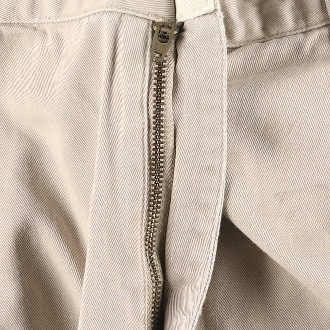 Ralph Lauren Polo Hammond Pant, two-pleat chino pants, men's size W34. cotton Beige type Vintage Second Hand