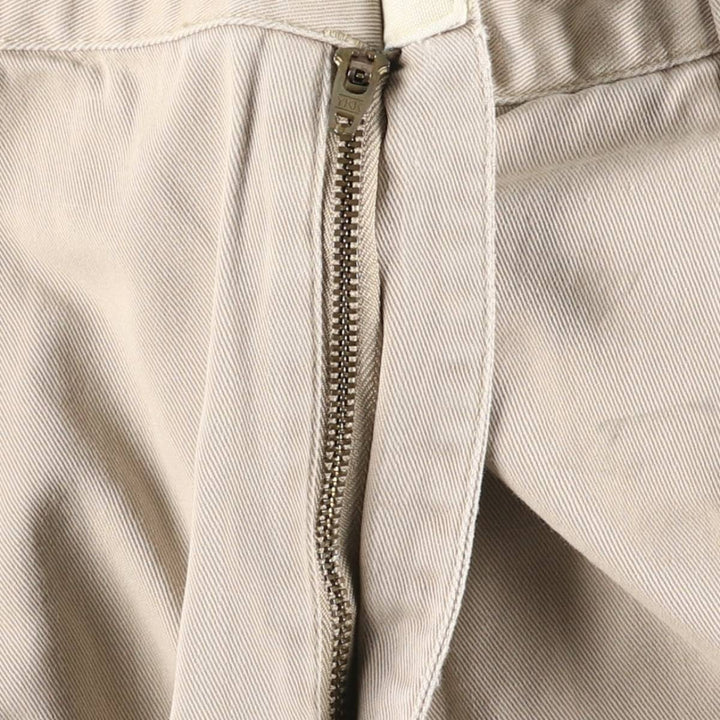 Ralph Lauren Polo Hammond Pant, two-pleat chino pants, men's size W34. cotton Beige type Vintage Second Hand