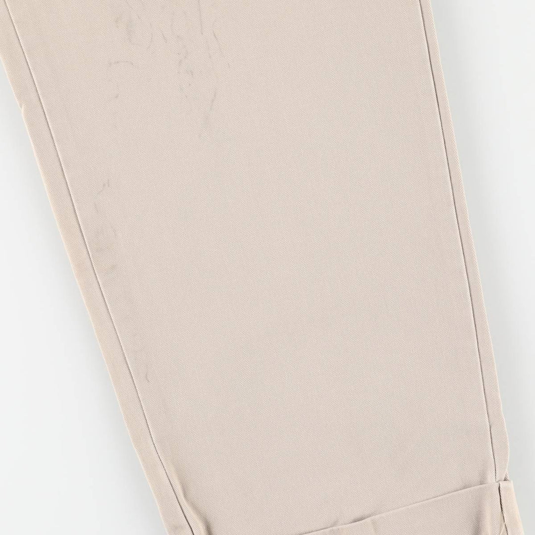 Ralph Lauren Polo Hammond Pant, two-pleat chino pants, men's size W34. cotton Beige type Vintage Second Hand