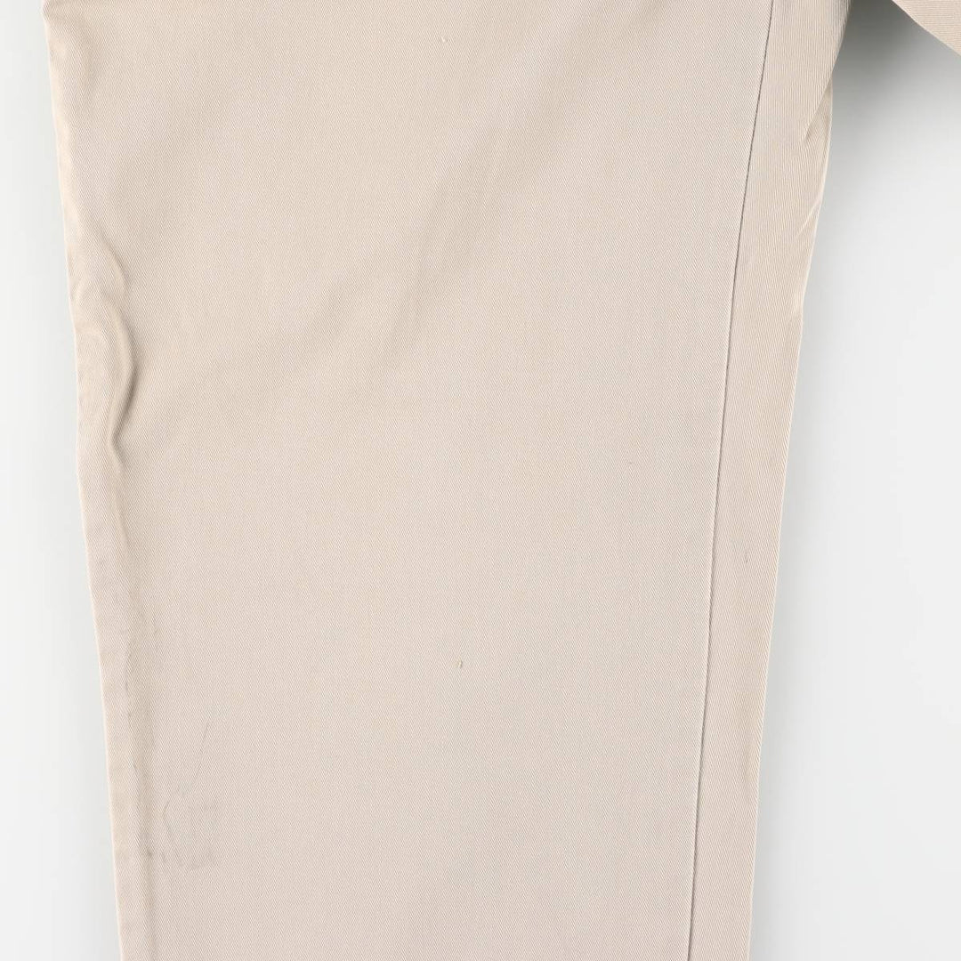 Ralph Lauren Polo Hammond Pant, two-pleat chino pants, men's size W34. cotton Beige type Vintage Second Hand