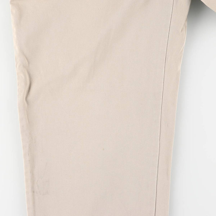 Ralph Lauren Polo Hammond Pant, two-pleat chino pants, men's size W34. cotton Beige type Vintage Second Hand