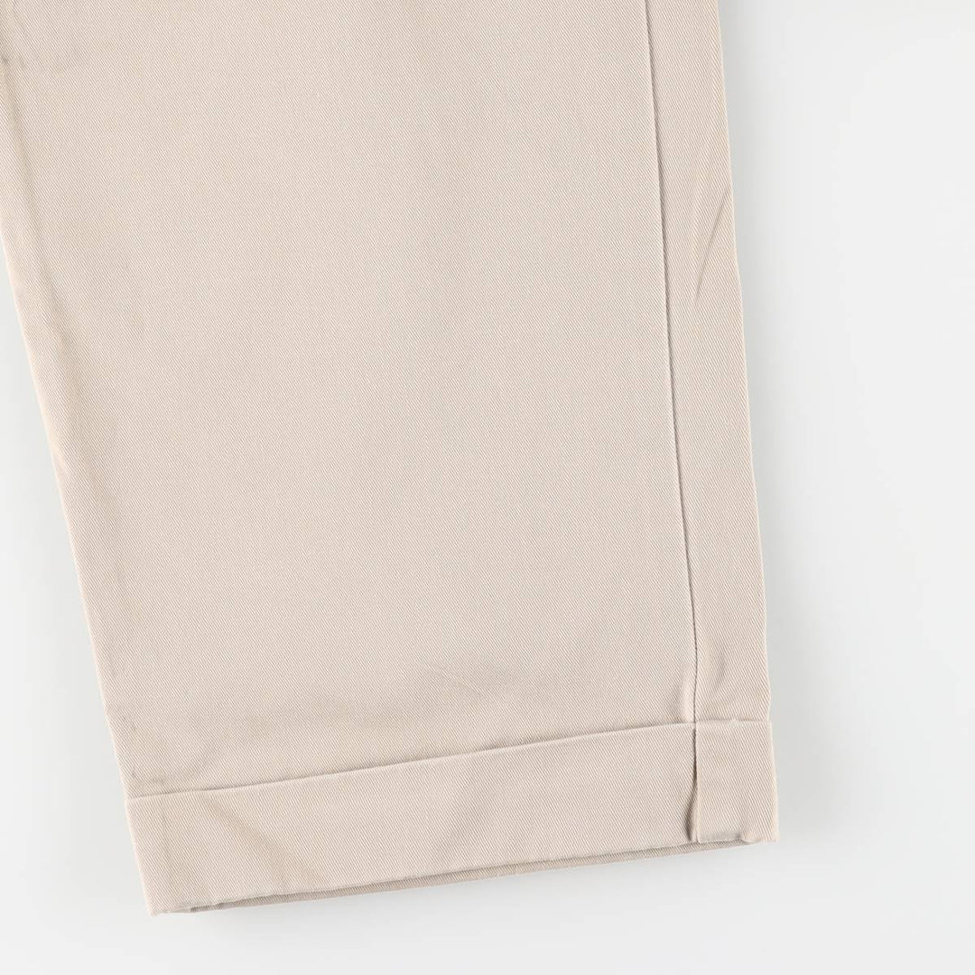 Ralph Lauren Polo Hammond Pant, two-pleat chino pants, men's size W34. cotton Beige type Vintage Second Hand