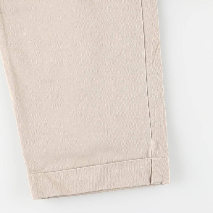 Ralph Lauren Polo Hammond Pant, two-pleat chino pants, men's size W34. cotton Beige type Vintage Second Hand