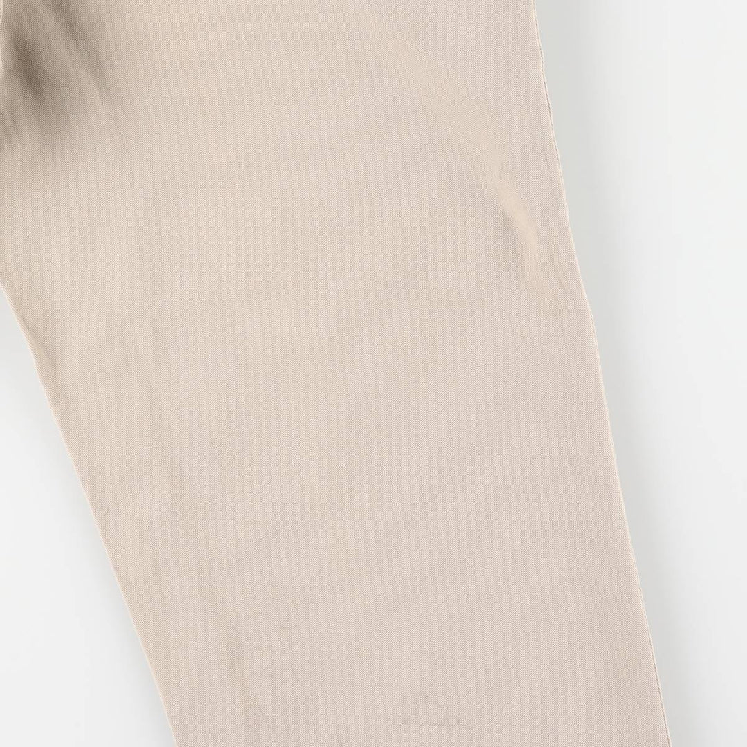 Ralph Lauren Polo Hammond Pant, two-pleat chino pants, men's size W34. cotton Beige type Vintage Second Hand