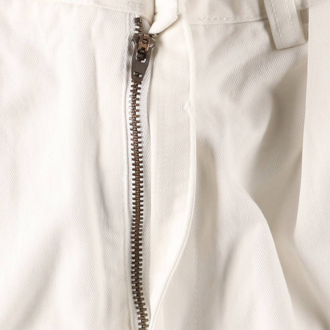 Ralph Lauren POLO by Ralph Lauren ANDREW PANT, two-pleat chino pants, men's, W32 equivalent cotton white type Vintage Second Hand