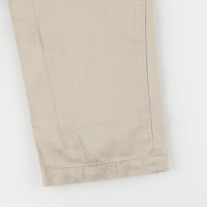 Ralph Lauren POLO by Ralph Lauren Classic Fit Two-Pleated Chino Pants, Men's, Size W34 cotton Beige type Vintage Second Hand