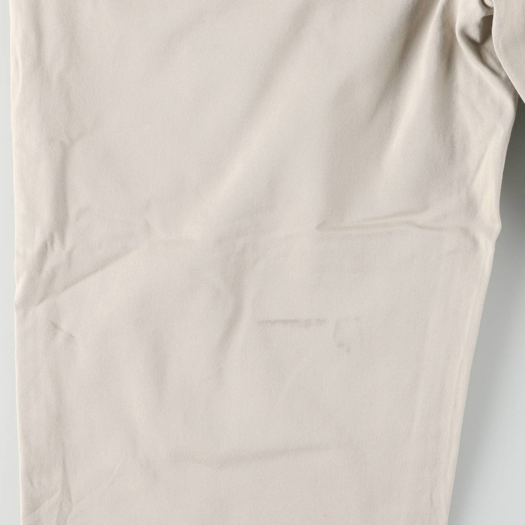 Ralph Lauren POLO by Ralph Lauren ANDREW PANT Two-pleat chino pants for men, equivalent to w36 cotton Beige type Vintage Second Hand