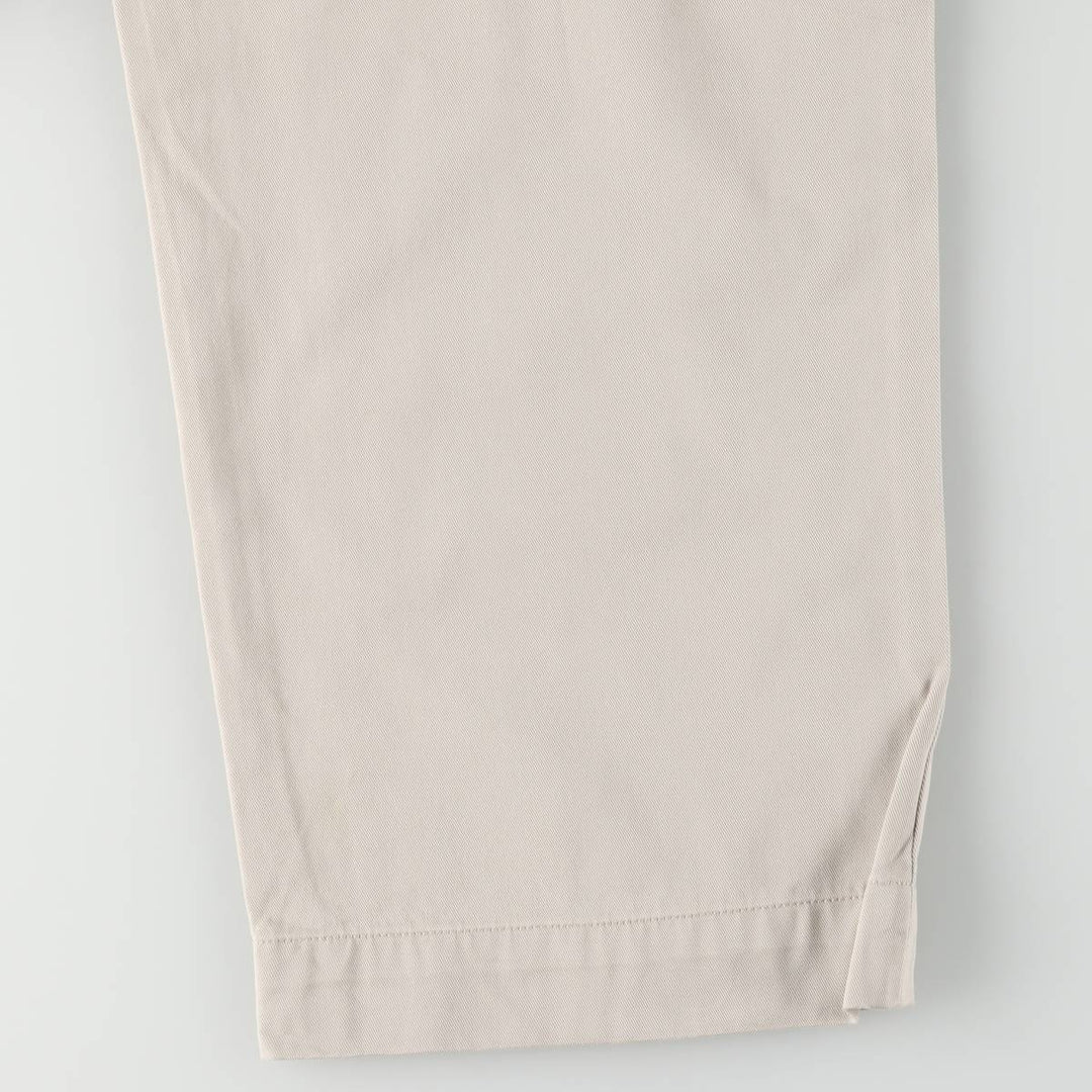 Ralph Lauren POLO by Ralph Lauren ANDREW PANT Two-pleat chino pants for men, equivalent to w36 cotton Beige type Vintage Second Hand