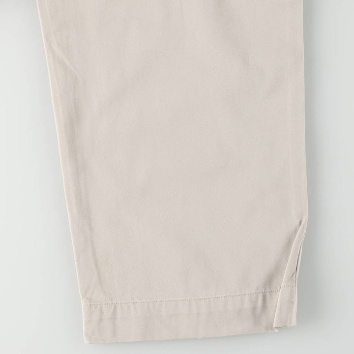 Ralph Lauren POLO by Ralph Lauren ANDREW PANT Two-pleat chino pants for men, equivalent to w36 cotton Beige type Vintage Second Hand
