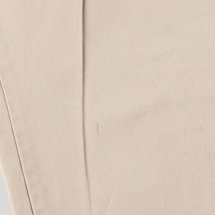 Ralph Lauren POLO by Ralph Lauren ANDREW PANT, two-pleat chino pants, men's, W35 equivalent cotton Beige type Vintage Second Hand
