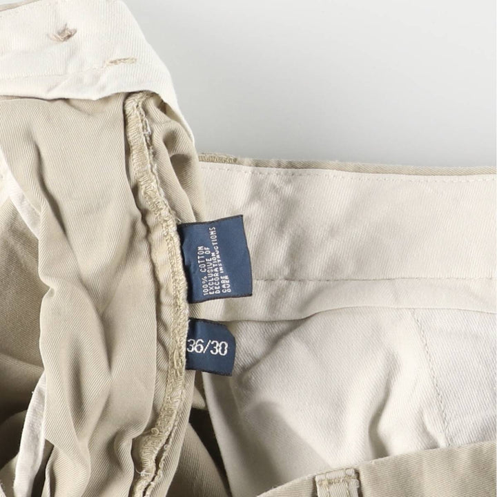 Ralph Lauren POLO by Ralph Lauren PROSPECT PANT Chino pants for men, equivalent to w36 cotton Beige type Vintage Second Hand