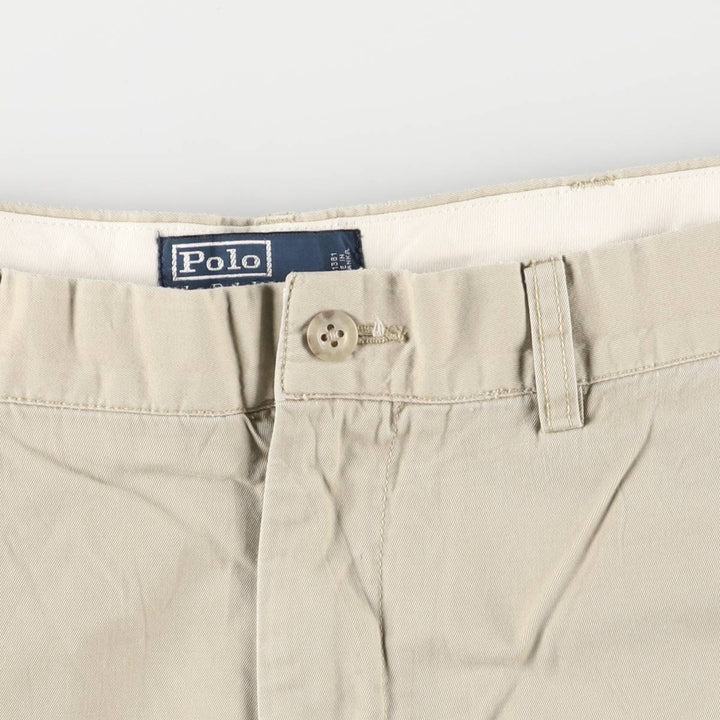 Ralph Lauren POLO by Ralph Lauren PROSPECT PANT Chino pants for men, equivalent to w36 cotton Beige type Vintage Second Hand
