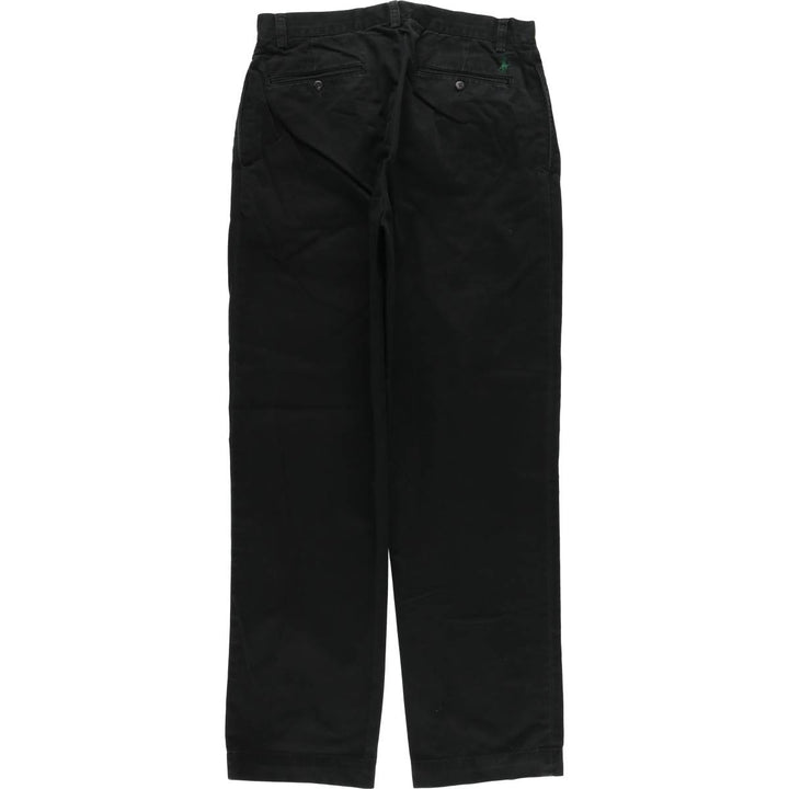 Ralph Lauren POLO by Ralph Lauren ETHAN PANT Two-pleat Chino Pants Men's Size W32 cotton black type Vintage Second Hand