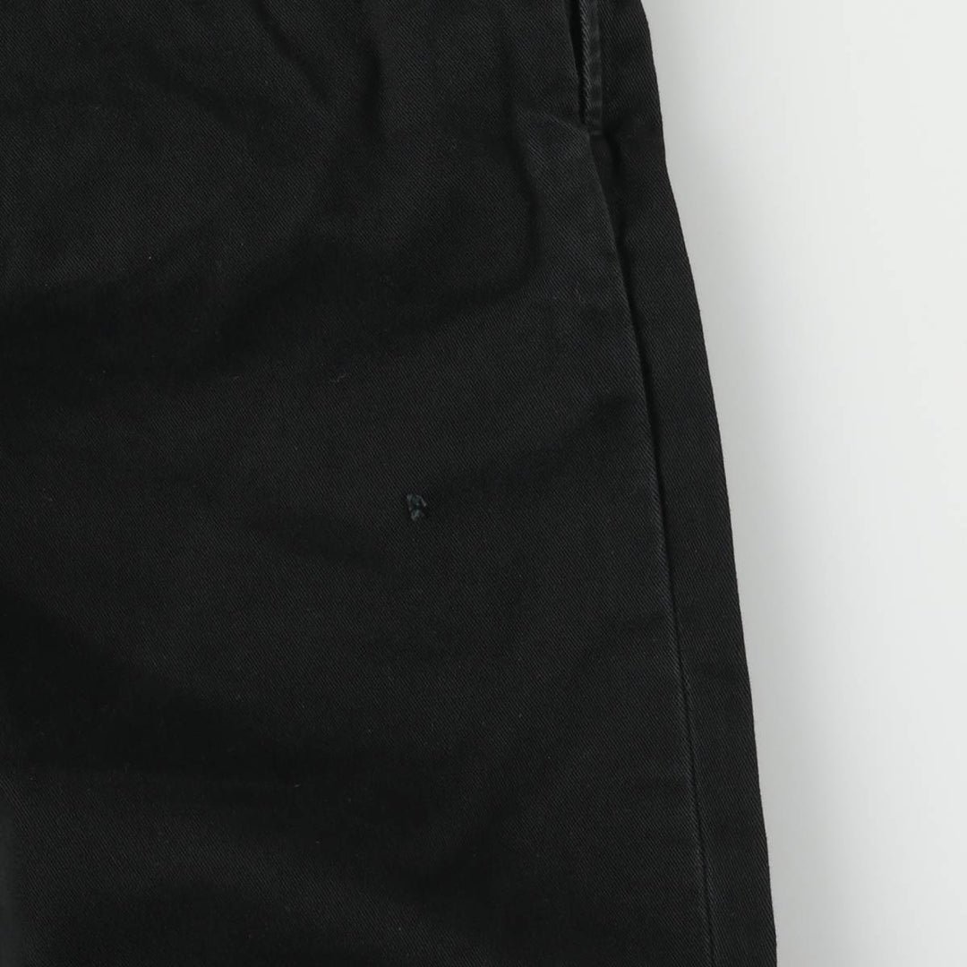 Ralph Lauren POLO by Ralph Lauren ETHAN PANT Two-pleat Chino Pants Men's Size W32 cotton black type Vintage Second Hand