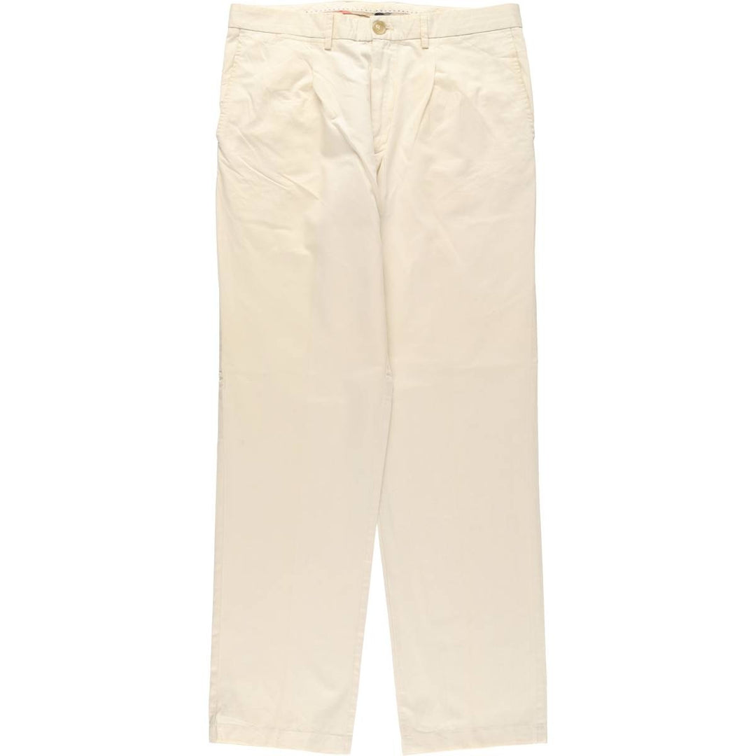 Vintage Burberry London work pants, men's size W36. cotton pale white type Vintage Second Hand