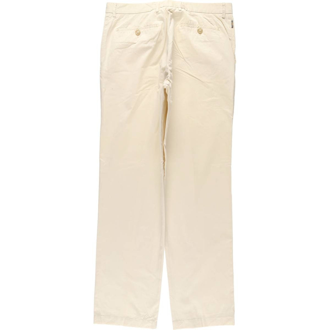 Vintage Burberry London work pants, men's size W36. cotton pale white type Vintage Second Hand