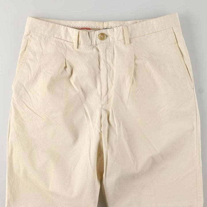 Vintage Burberry London work pants, men's size W36. cotton pale white type Vintage Second Hand