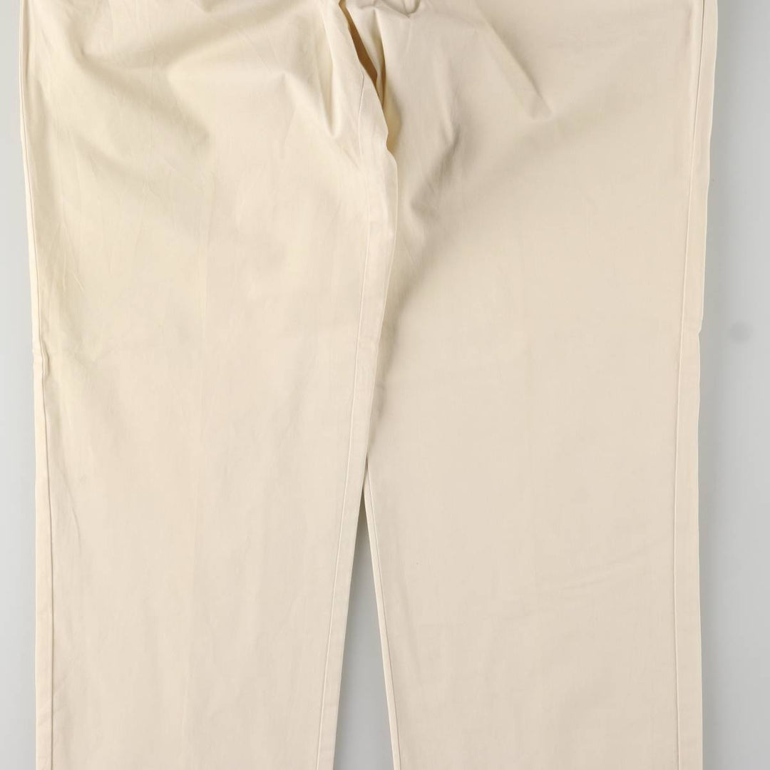 Vintage Burberry London work pants, men's size W36. cotton pale white type Vintage Second Hand