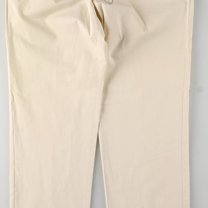 Vintage Burberry London work pants, men's size W36. cotton pale white type Vintage Second Hand