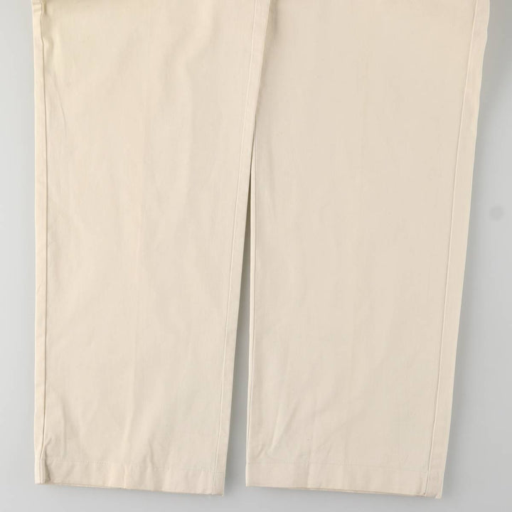 Vintage Burberry London work pants, men's size W36. cotton pale white type Vintage Second Hand