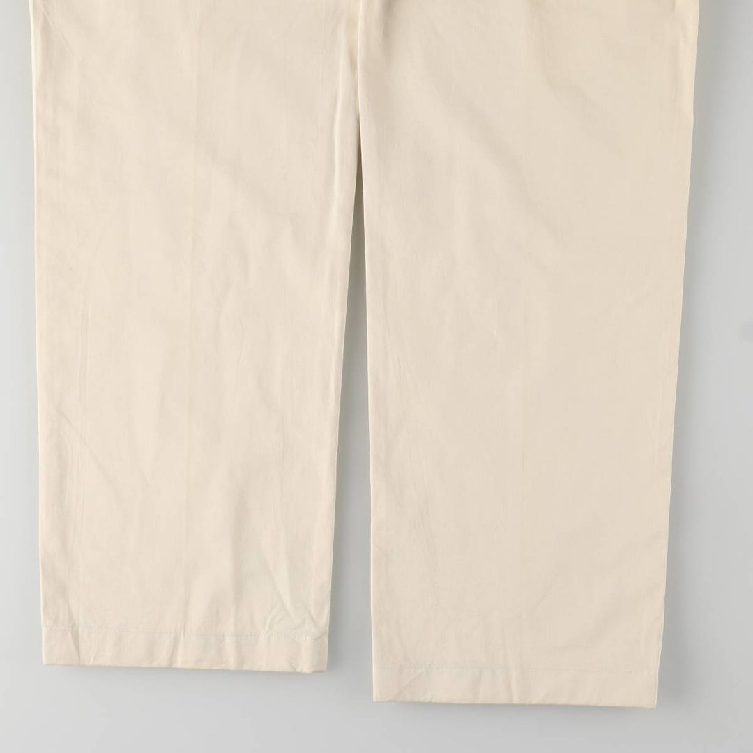 Vintage Burberry London work pants, men's size W36. cotton pale white type Vintage Second Hand