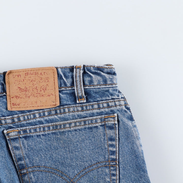 90s~00'S Levi's 550 Relaxed Fit Tapered Denim Pants Made in Canada Men's W33 cotton blue type Vintage Second Hand