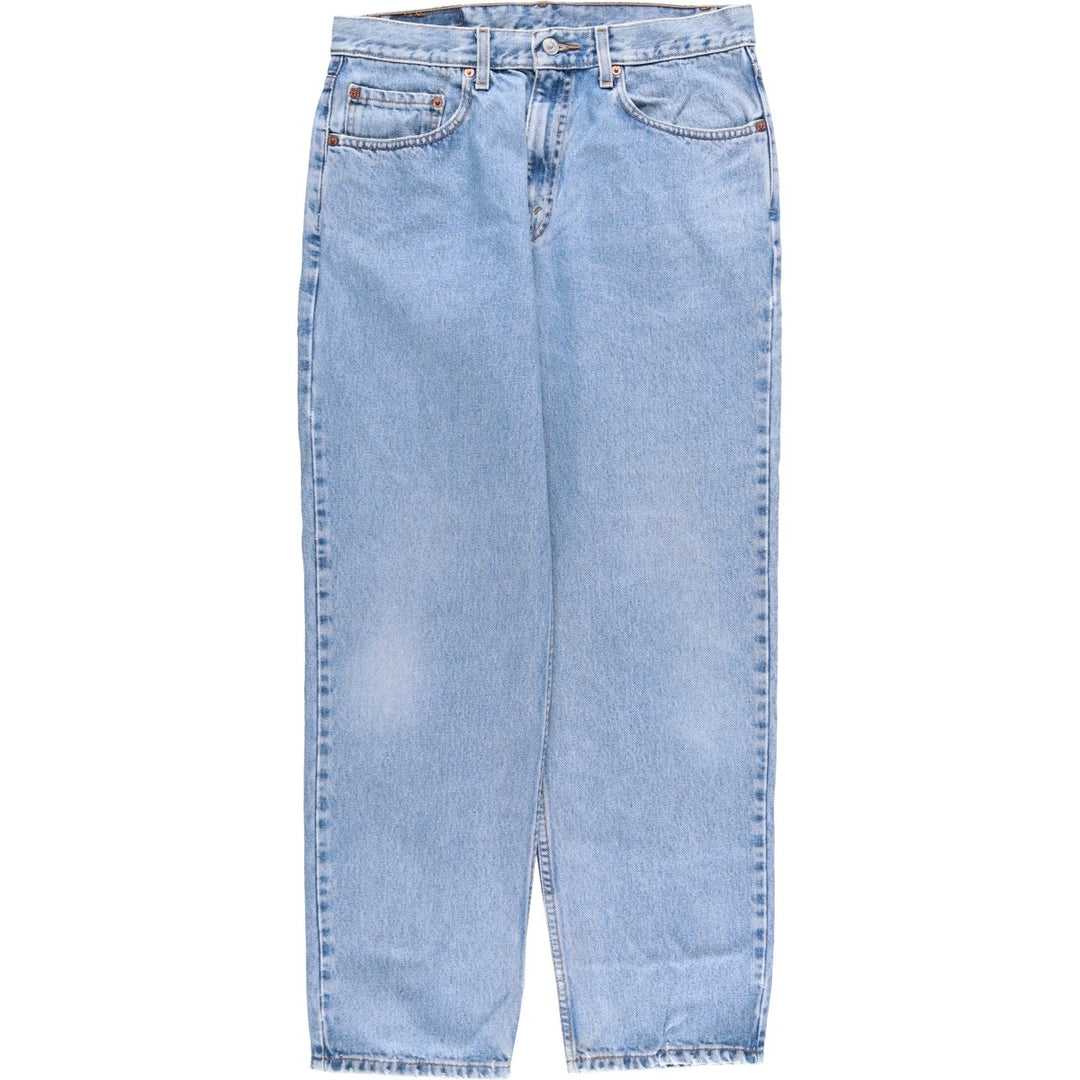 00'S Levi's 550 Relaxed Fit Tapered Denim Pants Men's W32 cotton Blue type light blue Vintage Second Hand