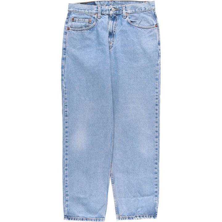 00'S Levi's 550 Relaxed Fit Tapered Denim Pants Men's W32 cotton Blue type light blue Vintage Second Hand