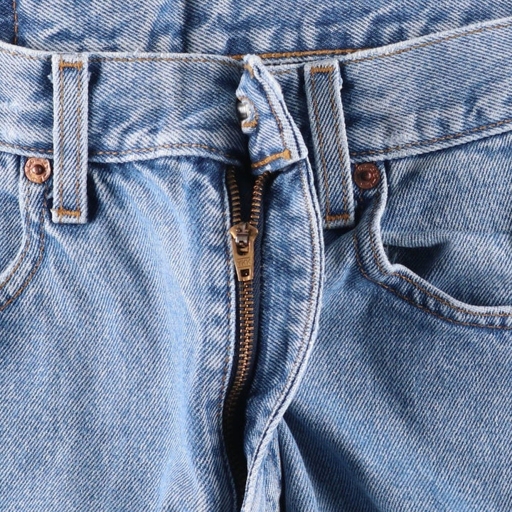 00'S Levi's 550 Relaxed Fit Tapered Denim Pants Men's W32 cotton Blue type light blue Vintage Second Hand