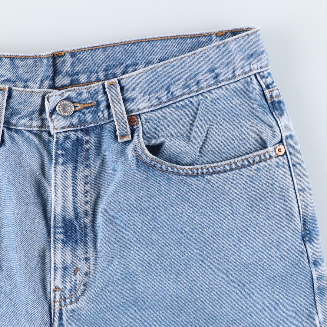 00'S Levi's 550 Relaxed Fit Tapered Denim Pants Men's W32 cotton Blue type light blue Vintage Second Hand